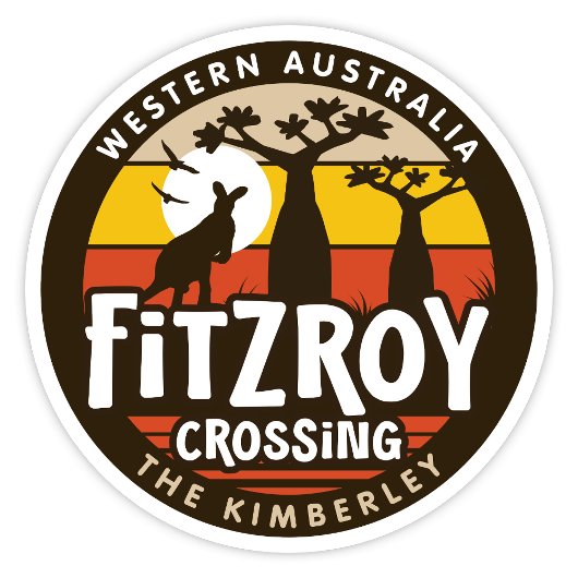 Fitzroy Crossing, Sticker Western Australië