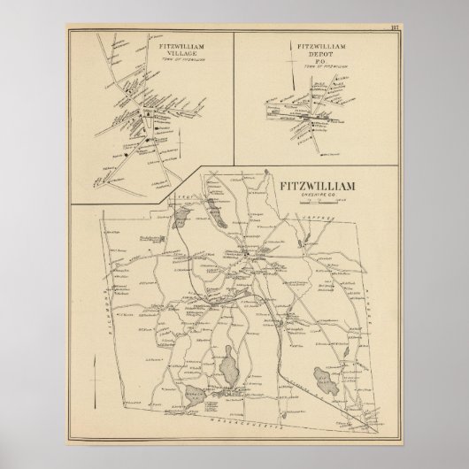Fitzwilliam Cheshire Co Poster (Voorkant)