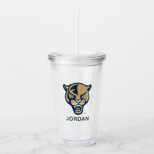 FIU Panter Head Acryl Drinkbeker
