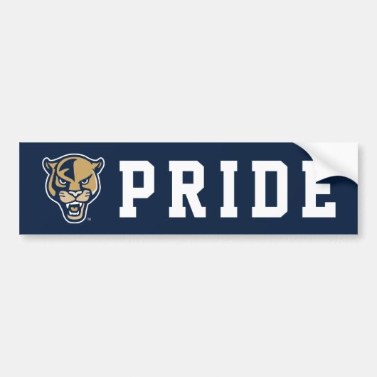 FIU Panter Head Bumpersticker (Voorkant)