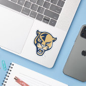 FIU Panter Head Sticker (Laptop met iPhone)