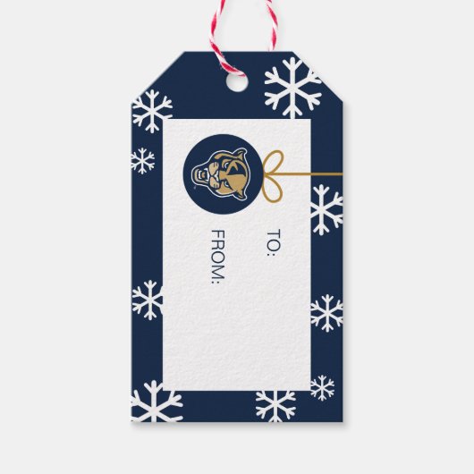 FIU-Panters - Kerstmis Cadeaulabel (Voorkant)