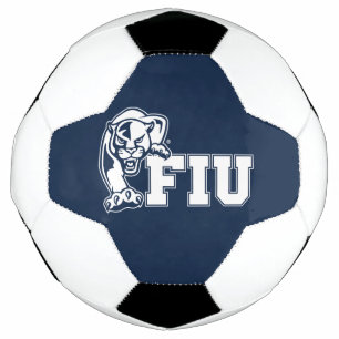 FIU-panters - witte Logo Voetbal