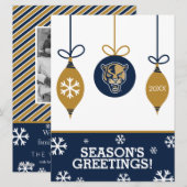 FIU Panthers - Kerstmis Feestdagenkaart (Voorkant / Achterkant)