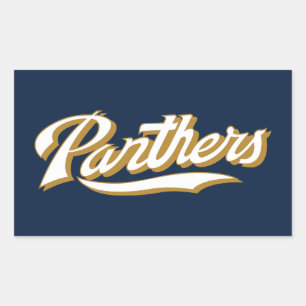 FIU Panthers Script Rechthoekige Sticker
