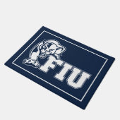 FIU Panthers - White Logo Deurmat (Schuin)