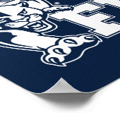 FIU Panthers - White Logo Poster (Hoek)
