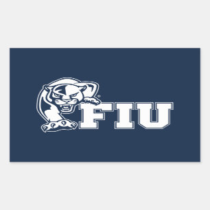 FIU Panthers - White Logo Rechthoekige Sticker