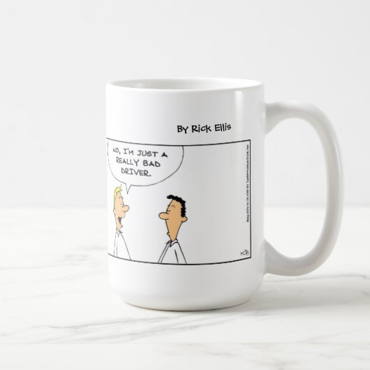 Fiunny Mauvais conducteur Mug (Droite)