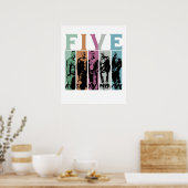 Fiv Poster (Keuken)