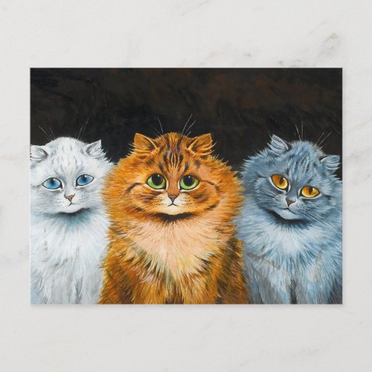 Five Cats by Louis Wain Briefkaart (Voorkant)