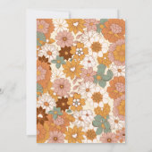 Five est une vibe Floral 5th Birthday Invitation (Dos)