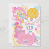 Five est une Vibe Super 5e anniversaire Invitation (Devant)