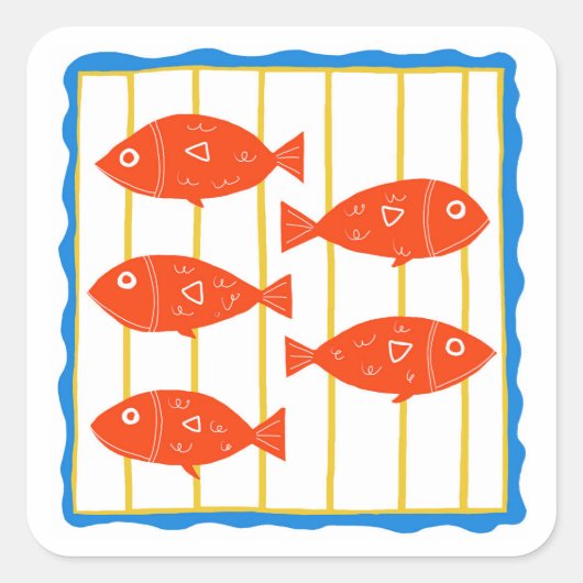 Five Fish sticker (Voorkant)