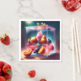 Five Fruits AI-kunst Servet