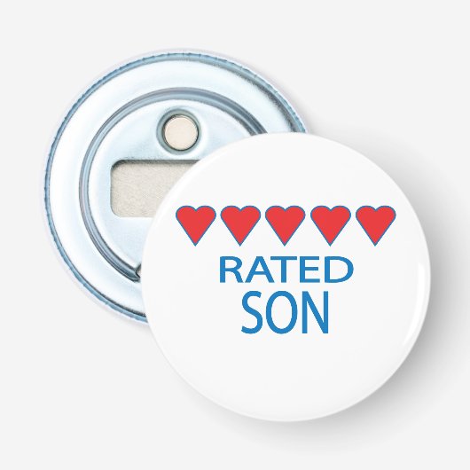 Five Heart Zoon Button Flesopener (Voorkant)