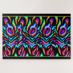 Five Looked On beroemd gemaakt door Ken Gage Abstr Legpuzzel