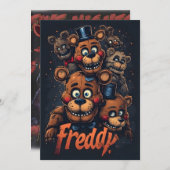 Five Nights at Freddy's  Feestdagenkaart (Voorkant / Achterkant)