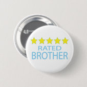 Five Star Broer Ronde Button 5,7 Cm (Voorkant /achterkant)