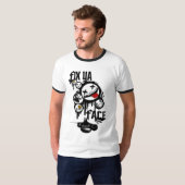 FIX YA FACE (STRIPE) T-SHIRT (Voorkant volledig)