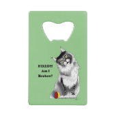 Fixed Kitty Kredietkaart Flessenopener (Voorkant)