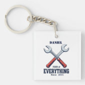 Fixer van alles sindsdien | Aangepaste Vaderdag Sleutelhanger (voorkant)