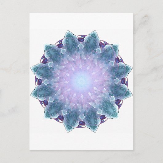 Fiyrnaheh Fractal Mandala Briefkaart (Voorkant)