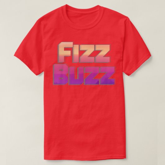 Fizz Buzz T-shirt (Design voorkant)
