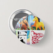 Fizzer Ronde Button 5,7 Cm (Voorkant /achterkant)