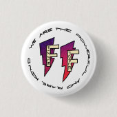 Fizzle Force Logo Ronde Button 3,2 Cm (Voorkant)
