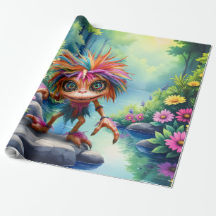 Fizzwiggle de Regenboog Schelmenstreek Sprite. Cadeaupapier