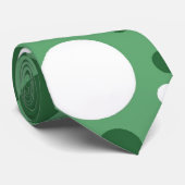 Fizzy Blauwgroen Stropdas (Opgerold)