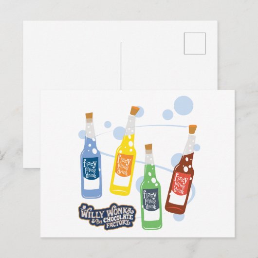 Fizzy Lifting Drink Grafisch Briefkaart (Voorkant / Achterkant)