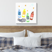Fizzy Lifting Drink Graphic Canvas Afdruk (Insitu (Slaapkamer))