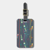 Fizzy Lifting Drink Pattern Bagagelabel (Voorkant verticaal)