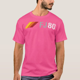 FJ80 Overland SUV 3 Stripes Racing 80 Seri T-shirt