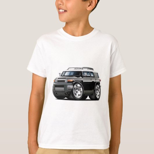 Fj Cruiser Black Car T-shirt (Voorkant)