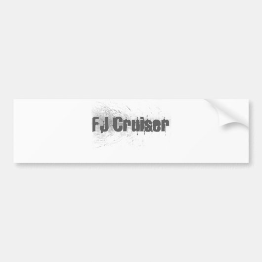 FJ Cruiser Bumpersticker (Voorkant)