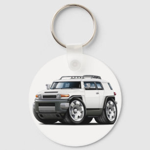 Fj Cruiser White Car Sleutelhanger
