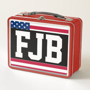 FJB BIDEN BRANDON RETRO METAL LUNCHBOXEN