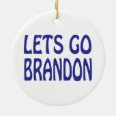 FJB - Lets Go Brandon Keramisch Ornament (Achterkant)