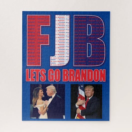 FJB - Lets Go Brandon Legpuzzel (Verticaal)