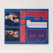 FJB - Lets Go Brandon Legpuzzel (Horizontaal)