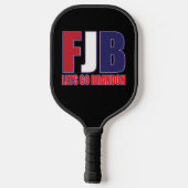 FJB Lets Go Brandon Pickleball Paddle (Achterkant)