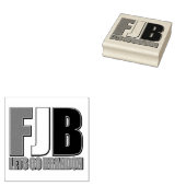 FJB Lets Go Brandon Rubberstempel (Gestempeld)