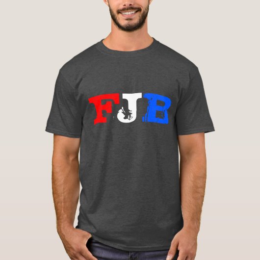 FJB Red White Blue T-shirt (Voorkant)