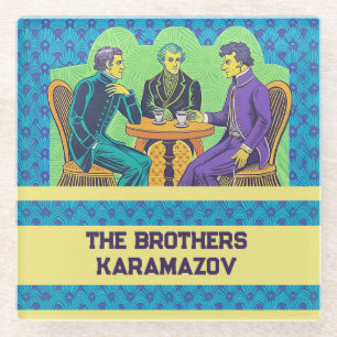Fjodor Dostojevski, de gebroeders Karamazov citere Glazen Onderzetter