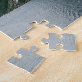 Fjord de Geiranger avec le puzzle denteux de (Côté)