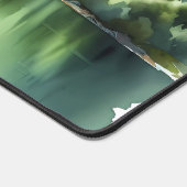 Fjords verts aquarelle (Coin)