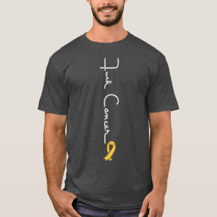 Fk Childhood Cancer Ribbon Awareness Support Manne T-shirt